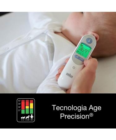 Braun No touch + touch forehead thermometer with Age Precision Technology & Healthcare ThermoScan 7 Ear thermometer with Age Precision (accurate convenient temperature screening) BNT400 - Black + thermometer - Buy Online on GoSupps.com