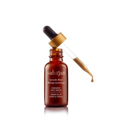 Sahajan Ayurveda Science of Intuition Radiance Face Serum - Ayurvedic Face Moisturizer Dry & Sensitive Skin - 30ml/1 oz - 5 000 year old Ancient Indian Science - Visibly Brighter Skin - 100% Natural