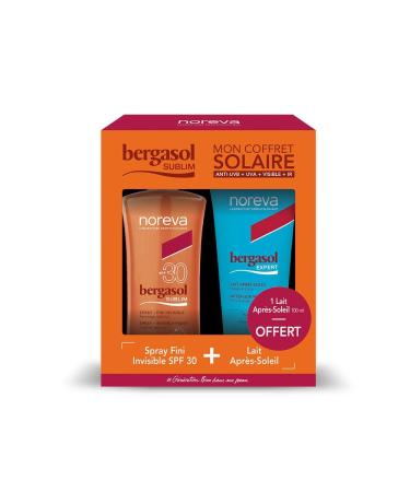 Noreva Bergasol Sublim Spray Invisible Finish SPF30 125ml + Expert After-Sun Milk 100 ml Free