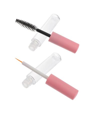 Healvian Healvian 12 Pieces Eyeliner with Shadow Tip Liner Clear Lip Gloss Makeup Lip Gloss Mascara Container Empty Mascara Tube Refillable Mascara Holder Refillable The Pet Pink