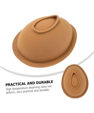 IMIKEYA Egg Silicone Mold Handmade Soap Easter Egg Resin Easter Chocolate Molds Candy Easter Party Molds Bistuit Easter Egg Cake Silicone Dessert Molds Egg Shape Mousse Cake Silica Gel 3D 12.3X9.5X4CM Coffee - Buy Online on GoSupps.com