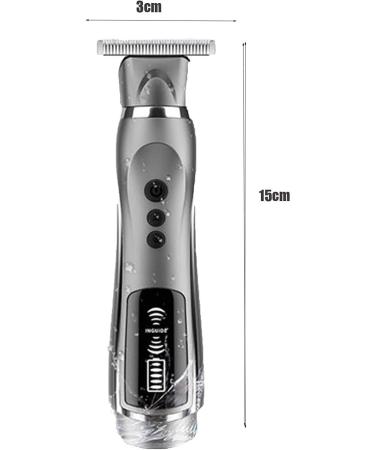 Buy Professional Cordless Hair Clippers for Men Waterproof with Adjustable Speed & LCD Display Perfect for Barbers - Buy Online on GoSupps.com