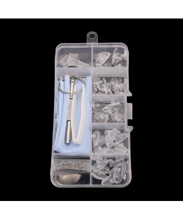 25 pairs of glasses bracket silicone-nose pads glasses holder anti-drop sunglasses glasses support accessories soft nose pads glasses slippery clear package 3
