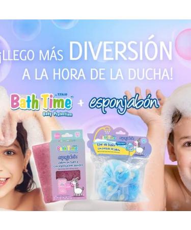Buy T.Taio Esponjabon Loofah Body Wash Ball - Cotton Candy Scented Bath Puff for Kids | Shop Internationally - Buy Online on GoSupps.com