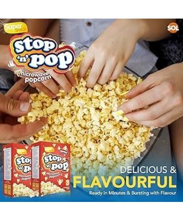 Super snack stop 'n' Popcorn Kernels Sweet & Salted microwave popcorn 3 x 85g - Popping Pop Corn Kernels for The Family (Sweet) - Buy Online on GoSupps.com