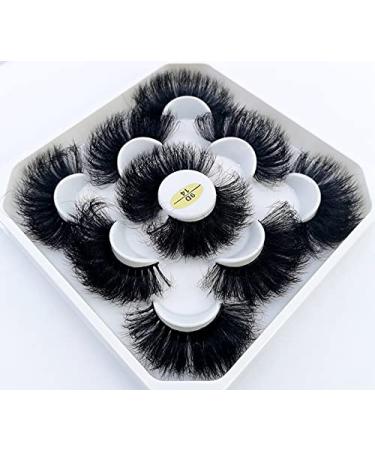 HBZGTLAD 3D Mink Lashes Bulk - 25mm Wispy Natural False Eyelashes Pack with Custom Box | Short & Wholesales (9D-14) - International Shipping Available - Buy Online on GoSupps.com