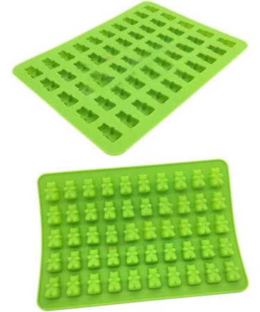 IMIKEYA 50 Ice Mold Chocolate Molds Gummy Bear Mold Chocolate Silicone Molds Model Airplane Kits for Adults Small Basket with Lid Round Ice-Making Shape Chocolate Candies Candy medium Green - Buy Online on GoSupps.com
