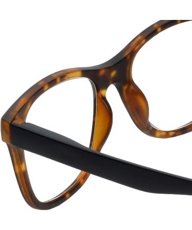 Magz Chelsea Classic Reading Glasses +3.50 | Tortoise Havana Gold | Stylish Neck Hanging Magnetic Readers for Men & Women - International Shipping Available - Buy Online on GoSupps.com
