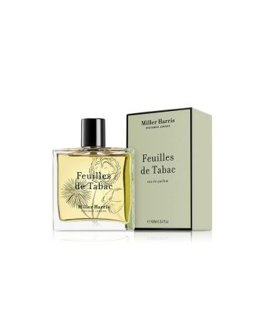 Miller Harris Feuilles de Tabac Eau de Parfum | Woody Leather Spicy Perfume (3.4 fl oz) 1 Count (Pack of 1) - Buy Online on GoSupps.com