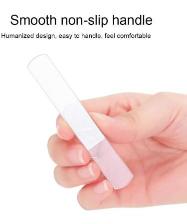 Manicure Fingernail Files Professional Glass Dead Skin Remover Nail File Buffer Polisher Manicure Tool Professional Nail Polish Art Salon ToolDeft Processed - Buy Online on GoSupps.com