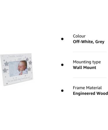 Twinkle Twinkle Little Star Baby Gift Photo Frame | Perfect Nursery Decor - Buy Online on GoSupps.com