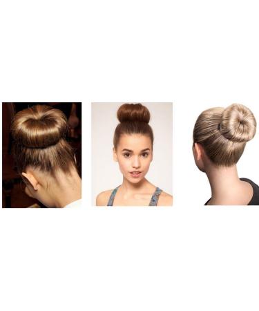 Clothoty 2 Extra Big Hair Bun Donut Maker - Ring Style Dutt & Needle Hair Donut Rolls for Thick Long Hair - Ideal Hair Bun Shaper (4.3 in Blonde) - Buy Online on GoSupps.com