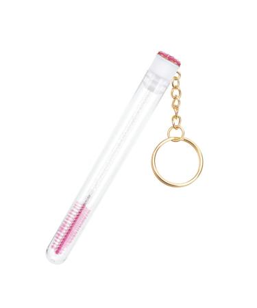 Eyelash Brush Mascara Curl Lash Brushes Fashion for Female Rose Red