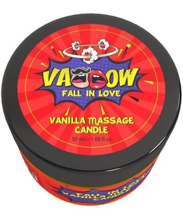 Fall in Love Vanilla Body Oil Candle - Perfect for Couples Date Night & Massage Therapy - Relaxing Scented Massage Candle - Buy Online on GoSupps.com