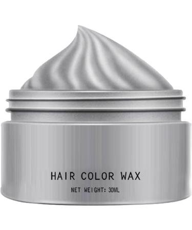 Hair Color Wax 30ml Hair Color Wax Washable Color Mud Styling Cream for Teens Festivals Parties Cosplay Gray F - Buy Online on GoSupps.com