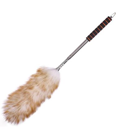 Set Duster Duster Cleaner Purifier Brush Cleaning Tool Lambswool Dusters for Cleaning Vehicles Office and Housework Dusting Handle Dusters Brushes(A)