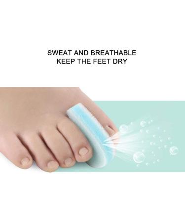 Blue Soft Toe Protector Spacers - 3.86 X 1.5 Inches - Comfortable Sponge Material for Outdoor and Home Use - Buy Online on GoSupps.com