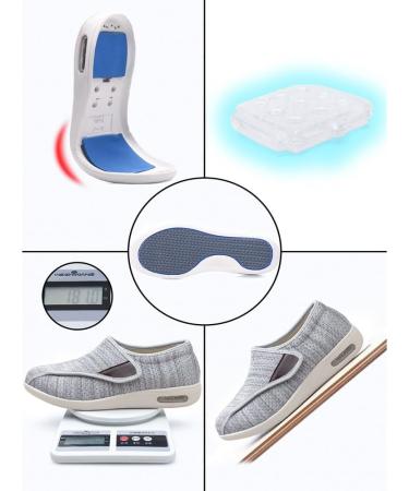 Shop Women s Orthopedic Sneakers - Adjustable Breathable Comfort Shoes for Diabetes Edema Plantar Fasciitis & Swollen Feet - Size 10 Gris - Buy Online on GoSupps.com
