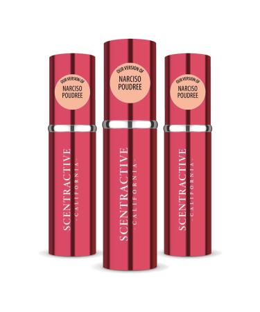 CA Perfume Impression of Narciso Poudree For Women Replica Version Fragrance Dupes Concentrated Long Lasting Eau de Parfum Spray Refillable Atomizer Bottle 0.17 Fl Oz/5ml-X3 NARCISO R. NARCISO POUDREE IMPRESSION 0.51 Fl Oz (Pack of 1)