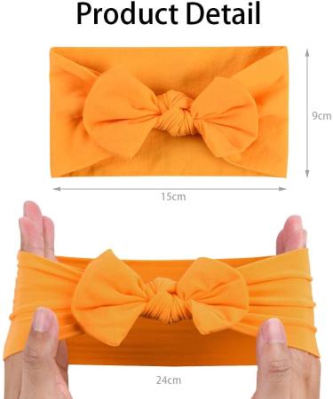 Aolso Baby Girl Headbands 6pcs - Newborn to Toddler Hair Accessories - Buy Online on GoSupps.com