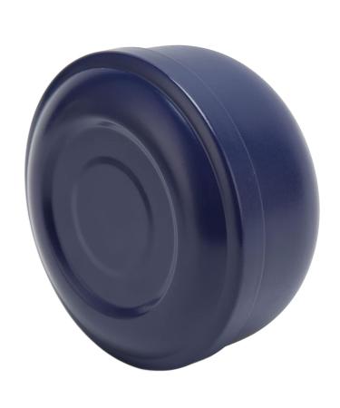 Men's Dark Blue Wide-Necked Plastic Soap Bowl - Perfect for Shaving Soap and Foam - Buy Online on GoSupps.com