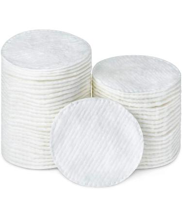 R-Neu Premium Turkish Cotton Rounds - 200 Count Stitched Pads Hypoallergenic Makeup Remover - 100% Pure & Natural Waffle Textured - 2 Pack of 100 Ideal for Face Care - Buy Online on GoSupps.com