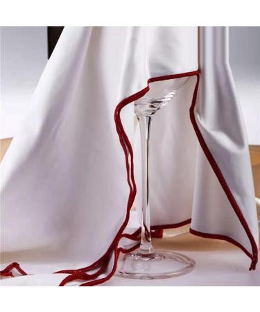 Sgnsvj Set of 2 Champagne Glass & Wine Glasses Polishing Cloths Fine Microfibre Cloth for -Free Cleaning - Buy Online on GoSupps.com