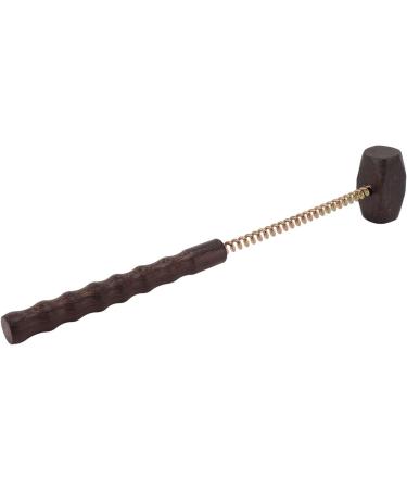 Filfeel Massage Ball Hammer - Portable Manual Massage Device for Back & Shoulder Muscle Relief | Wood Massage Hammer with Spring Grip - Buy Online on GoSupps.com