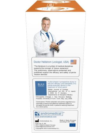Andropenis Mini Penis Extender for Penile Enlargement. Micropenis Enlarger with medical backup and clinical studies. Reliable and Safe Therapy. - Buy Online on GoSupps.com