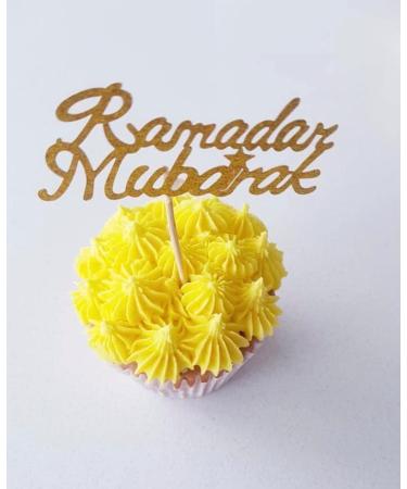 10 Gold Ramadan Mubarak Cupcake Toppers Ramadan Cake Toppers Ramadan Cupcake Charms Ramadan Crafts Gift Wrapping Ramadan Cake Decorations. - Buy Online on GoSupps.com