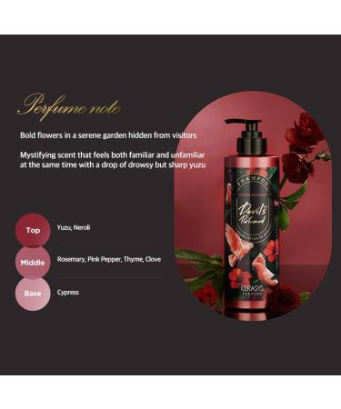 Kerasys Perfume Devil's Edition Shampoo - Mystic Blossom 16.9 fl oz | Deep Rich Citrus Aroma for Luxurious Hair Care - International Shipping Available - Buy Online on GoSupps.com