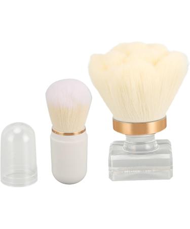 Transparent Handle Powder Brush Capsule Shape Brush Small Powder Brush Unscented for Powder - Buy Online on GoSupps.com