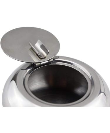 SHAOHUASC Round Stainless Steel Car Cigar Cigar Ash Tray - Buy Online on GoSupps.com