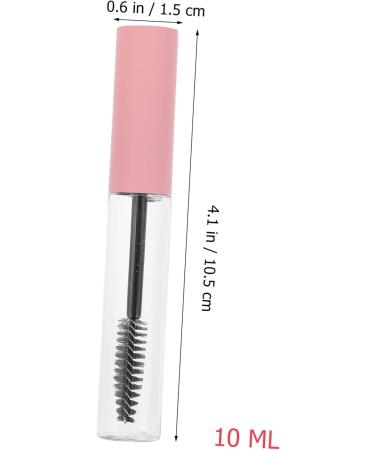 Mikinona 10pcs Mascara Empty Tube Eyeliner Tube with Brush Eyelash Mascara Pink Toiletries Travel Make up 1 g (Pack of 1) Pink - Buy Online on GoSupps.com