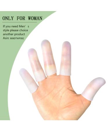 Buy Silicone Finger Protectors 10 Pack - Gel Finger Cots for Pain Relief from Cracked Tips & Arthritis - Buy Online on GoSupps.com