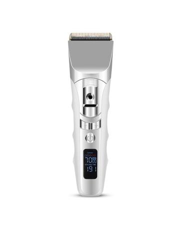 Barber Scissors Hair Clippers for Men Men USB Rechargeable Beard Razor Hair Trimmer Electric Hair Clipper Barber Hair Cutter with LCD Display Screen Gold