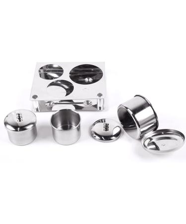 Manicure Container Liquid Powder Cup Crystal Tools Dispensing Container With Lid for Women Nail Art Tools Nail Art Acrylic Liquid Powder Kit Liquid Powder Cup - Buy Online on GoSupps.com