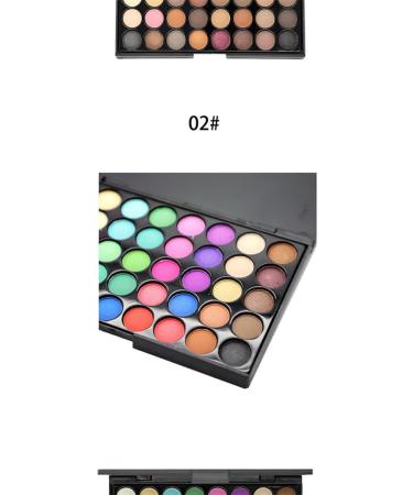 Angoily 3pcs 40 Pearly Colors Makeup Lustre for Eyeshadow Smoky Shadow Cosmetic Eye Ladies Matte Girls - Buy Online on GoSupps.com
