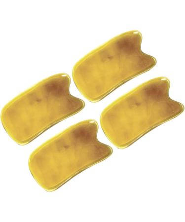 4-Piece Gua Sha Facial Massage Set - Rose Quartz & Buffalo Horn Tools for Spa Treatment - Buy Online on GoSupps.com