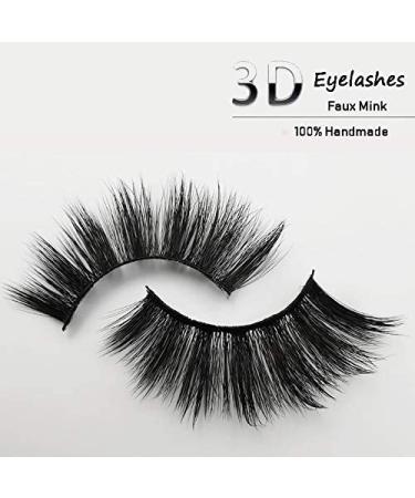 3D Reusable False Eyelashes - Long & Thick Handmade Dramatic Eyelashes (4 Pairs) | International Shipping G109 - Buy Online on GoSupps.com