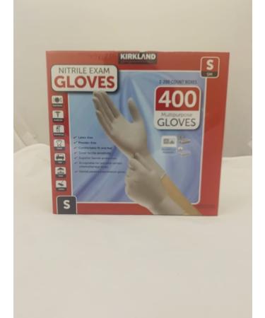 Kirkland Signature TvBbxQ Nitrile Exam Multi-Purpose Small Gloves Latex-free 400 Count