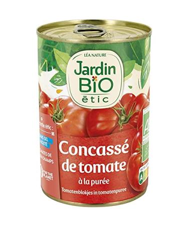 JARDIN BIO - Concasse De Tomate Morceaux Bio 400G - Lot De 4 - Vendu Par Lot