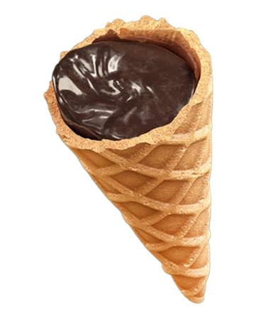Bite-Size Crispy Mini Waffle Cones with Premium Belgian Dark Chocolate - Perfect for Snacks and Desserts - Grab & Go Dark Chocolate 4.23oz - Buy Online on GoSupps.com