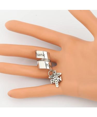 POTIY Registered Nurse Stethoscope ID Tag | Unique RN Gift & Medical Stethoscope Charm - Buy Online on GoSupps.com