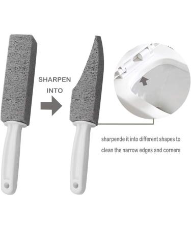 iwobi 4 Pcs Pumice Cleaning Stone with Handle Pumice Stick Toliet Hard Water Ring Remover for Cleaning Kitchen/Grill/Household/Rust/Bath/Feet Care - Buy Online on GoSupps.com