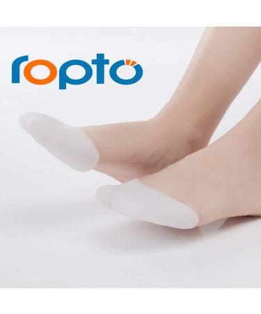 2 Pairs Gel Toe Cap Protectors - Forefoot Cushioning & Big Toe Protection - Prevent Calluses & Blisters - Soft Silicone Ballet Dance Shoe Pads with Breathable Hole - Buy Online on GoSupps.com