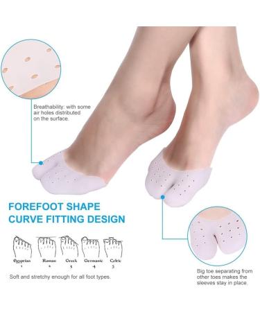 Akozon Gel Foot Cap Ultimate Toe Protection Silicone Bunion Covers & Cushions for Ballet Football & Running Comfortable Toe Sleeves for Pain Relief - Buy Online on GoSupps.com