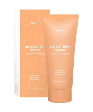 Butt & Thigh Scrub Wash | Exfoliating Booty Scrub for Acne Cellulite Ingrown Hair Bikini & Razor Bump | Calming and Soothing Butt Scrub for Sensitive and Acne Prone Skin | Formulated with Rosemary Extract Centella Asiatica and other natural ingredients | 