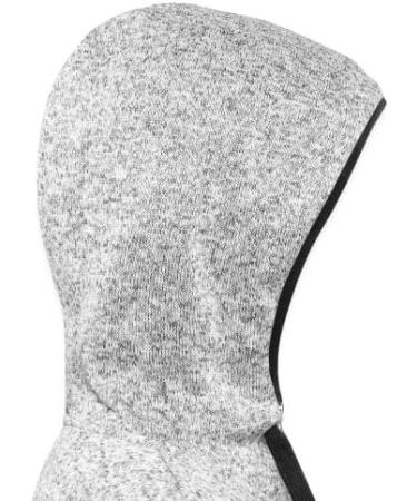 Shop Spreadshirt Fleece Jacket for Women | Dog Sports Jacket with Hood | Perfect Gift for Dog Owners - Light Gray Mottled - Buy Online on GoSupps.com