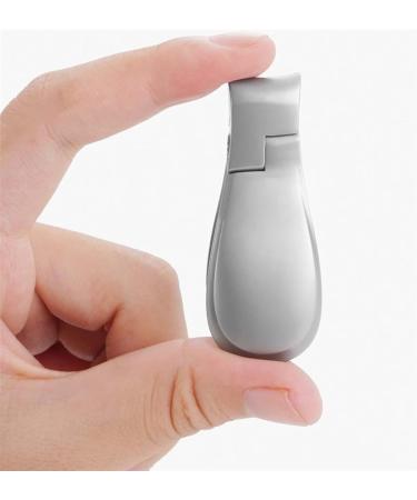 UNbit Nail Clipper Stainless Steel Mini Nail Clipper Foldable Fingernail Cutter Wide Jaw Opening Manicure Tool Anti-Splash Nail Clipper - Buy Online on GoSupps.com